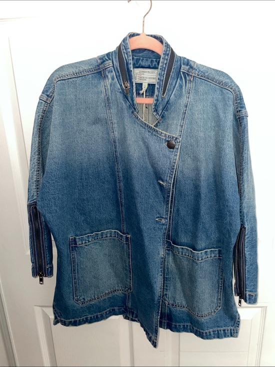 Current/Elliott Jackets & Blazers - Current/Elliott Light Blue Denim Jacket